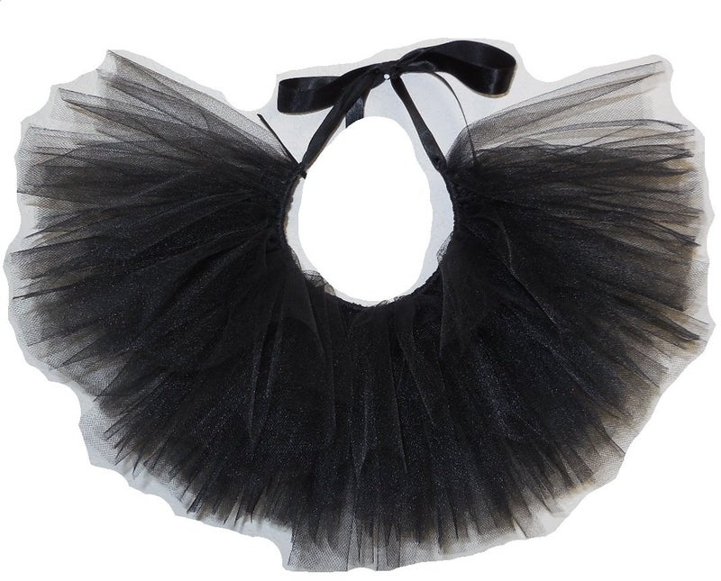 Pawpatu Handcrafted in USA Black Tulle Tutu for Extra Large Dogs